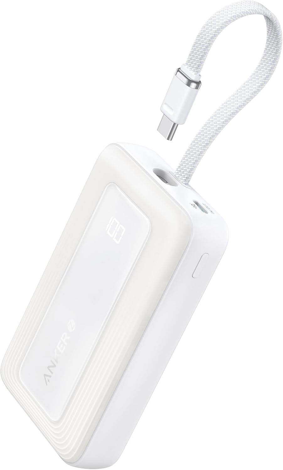 Anker Power Bank,10,000mAh 30W with USB-C Travel Essential Portable Charger | 30W Portable Charger with USB-C Input and Output, Travel-Essential Phone Power Bank for iPhone 17 / 16, Galaxy, and More
