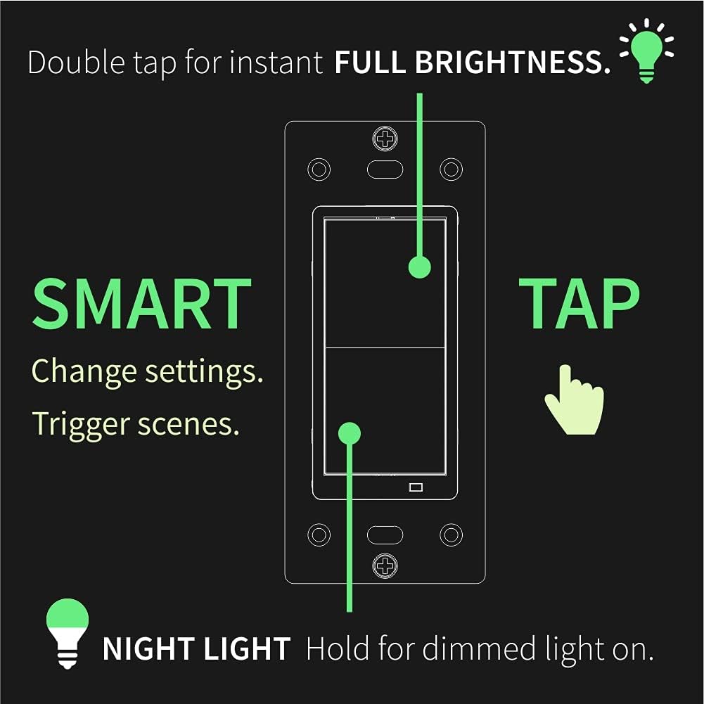 Zooz 800 Series Z-Wave Long Range S2 Dimmer Switch ZEN77 800LR, White | Simple Direct 3-Way and 4-Way Solution (Works with Regular Switches, No Aux Switch Needed) | Z-Wave Hub Required