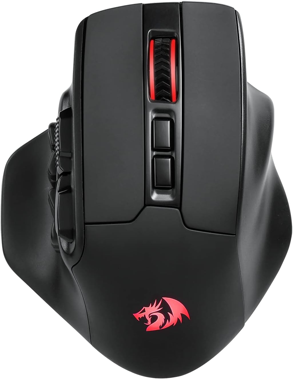 Redragon M811 PRO Wireless RGB Gaming Mouse 26K DPI Remapping Keys | Cable-Free 0 Delay Dedicated for FPS Gamers, Custom Macro Keybinds, Vibing Backlight, Ergonomic Grip Body Comfort