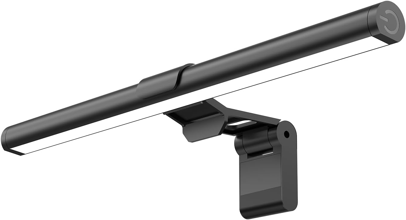 Monitor Light Bar, Eye-Care USB Reading Mnitor lamp, 11.8'' LED Computer Lights with Ultrawide Lighting, 3 Color Temperature Dimmable Desk Light for Home Office Gaming