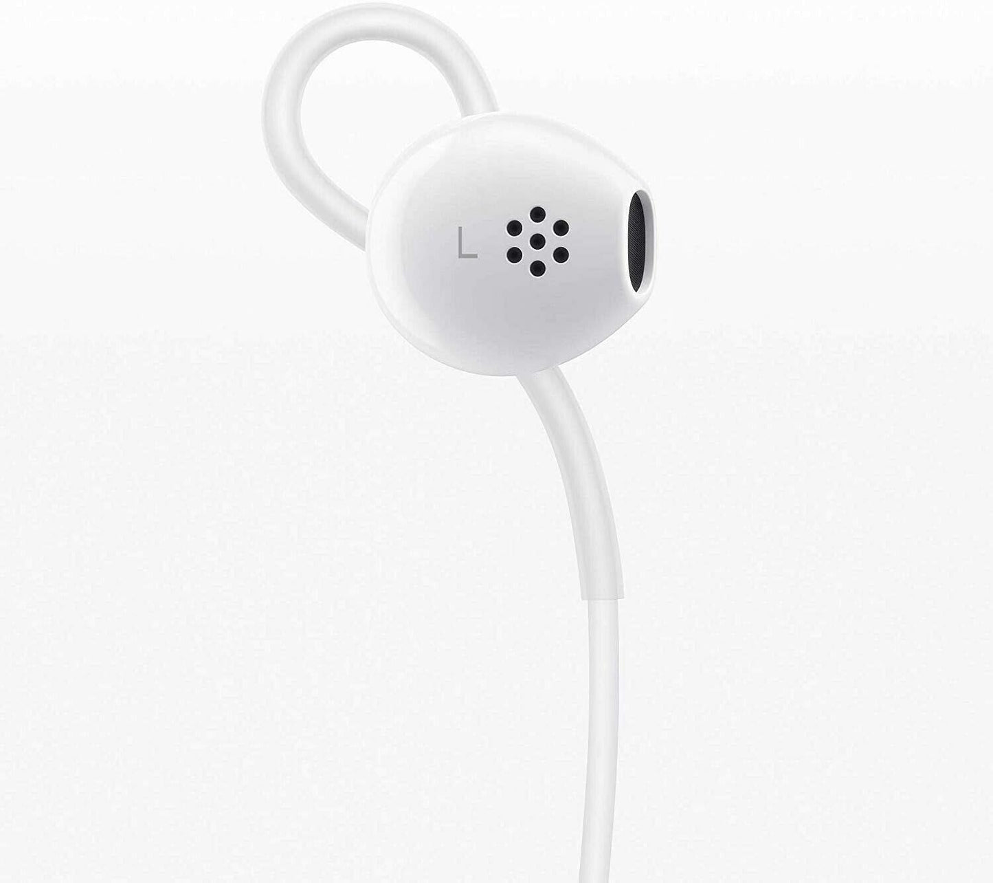 Google Earbuds Wired Headset USB-C, Comfortable Fit, Inline Controls, Compatible with Type-C Phones - White (Retail)
