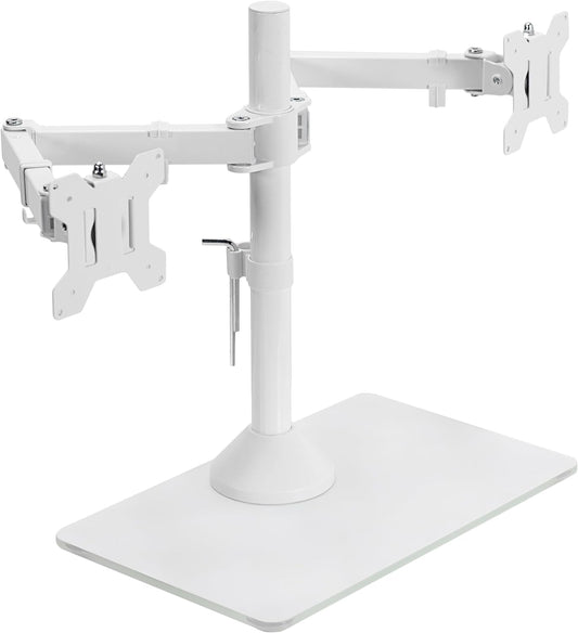 VIVO Dual Monitor Desk Stand for 13 to 32 inch Screens, STAND-V002FGW