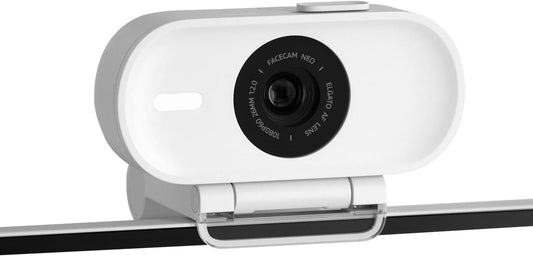 Elgato Facecam Neo, Full HD Webcam with Privacy Shutter | 1080p60 true HD video, HDR enabled, Plug and play setup, Easy-slide shutter, Zero-plastic packaging, USB-C
