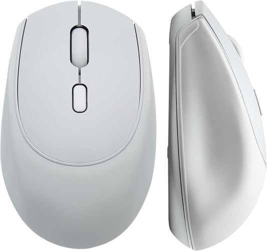 YUNZII C2 Silicone Wireless Mouse 1600 DPI Optical 2.4GHz (Gray)