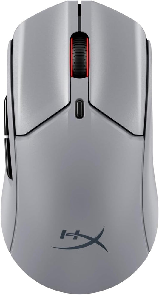 HyperX Pulsefire Haste 2 Pro 4K Wireless Gaming Mouse for PC, 4k Polling, Rechargeable 90 Hour Battery, Lightweight 61g, 26K Sensor, 2.4GHz, Bluetooth, Slate Grey