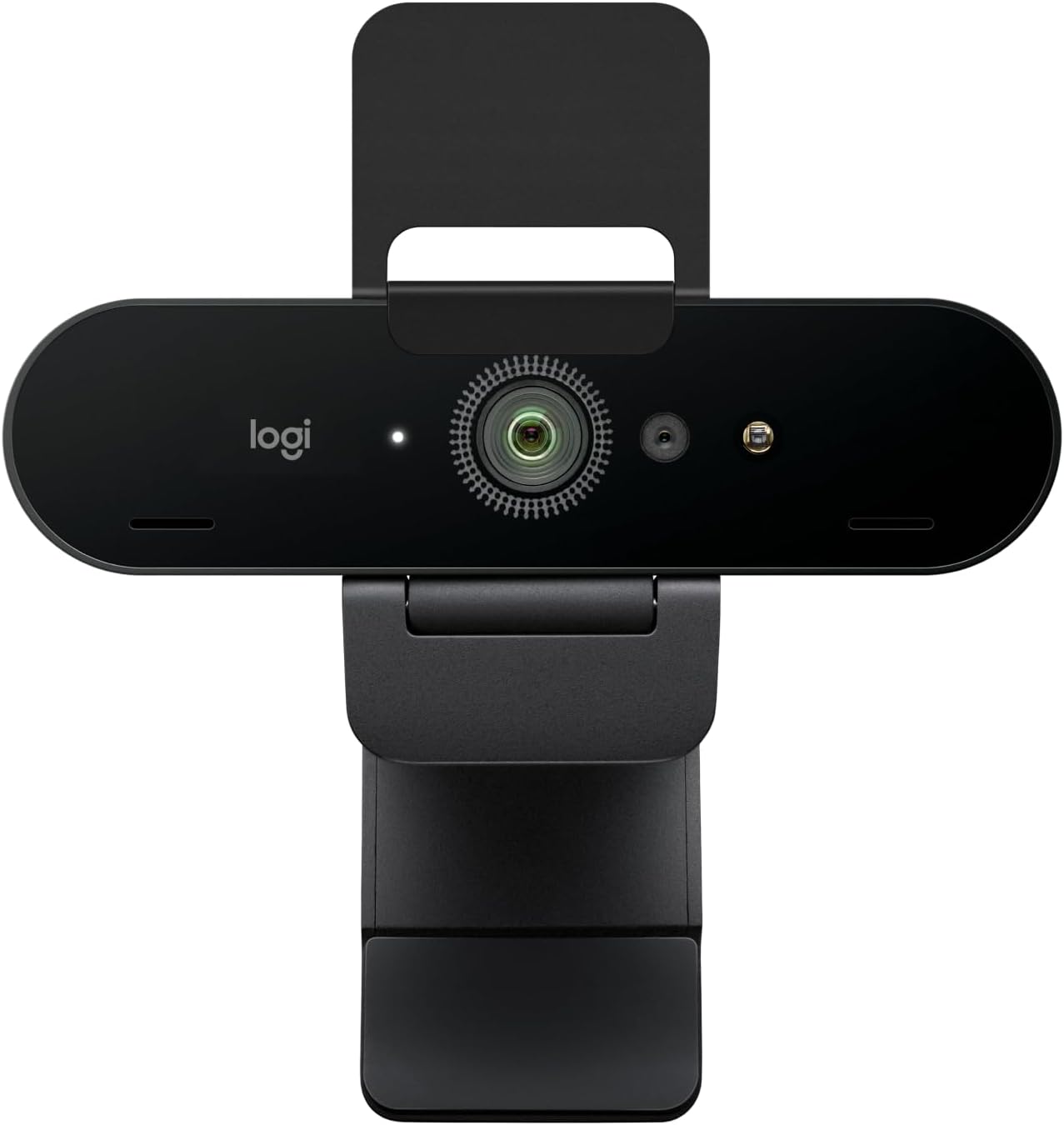 Logitech Brio Ultra 4K HD Webcam for Streaming and Meetings - Black | Ultra HD with glass lens, auto light correction, wide view, works with Windows Hello, certified for Teams, Zoom, Google Meet