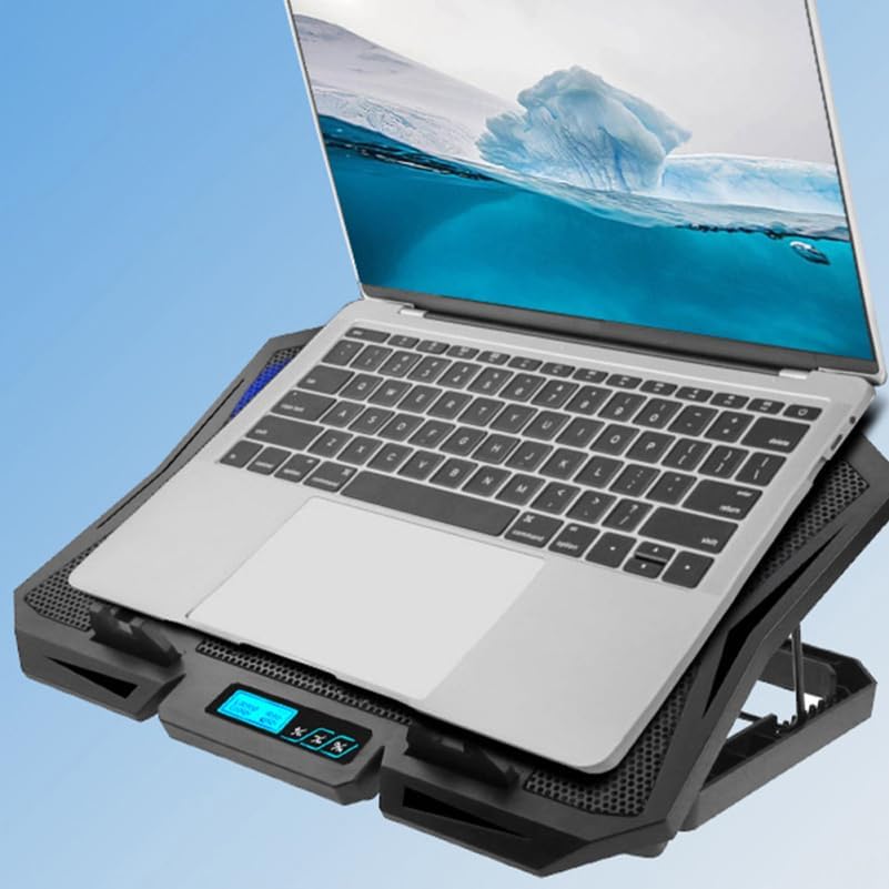 BESPORTBLE 1 Laptop Cooling Stand, 1 Piece, Abs, Black for Daily Use
