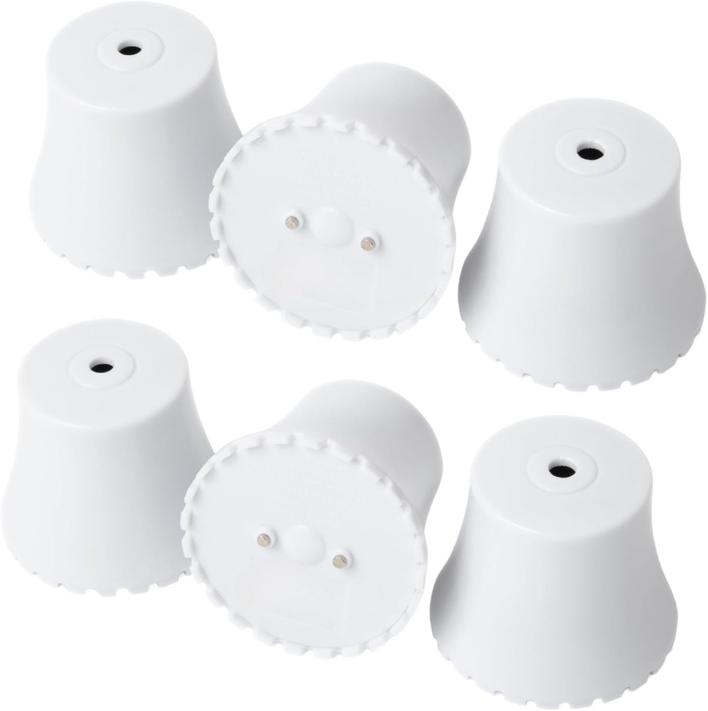 Flood Buzz Small Water Leak Detectors for Homes & Businesses - 6-Pack | No Setup Required - Patented Design - Use Under Sink, Toilet, Basement, RV, Water Heater, Dishwasher - Reusable Alarm