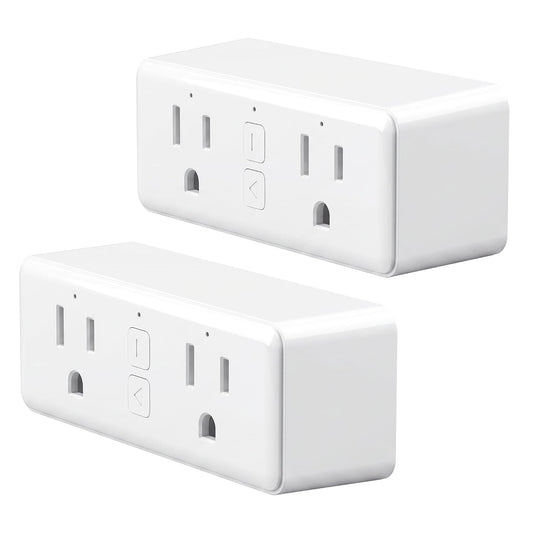 TOPELER Smart Plug with Dual Outlet for Smarter Control & Energy Monitoring
