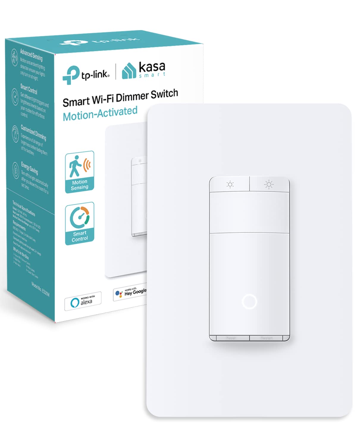 Kasa Smart 3-Way Dimmer Switch Kit, KS230 KIT v2, Need Neutral Wire | 2.4GHz Wi-Fi, Dimmable Light Switch Works with Alexa, Google Home & SmartThings, ETL Certified, No Hub REquired, White