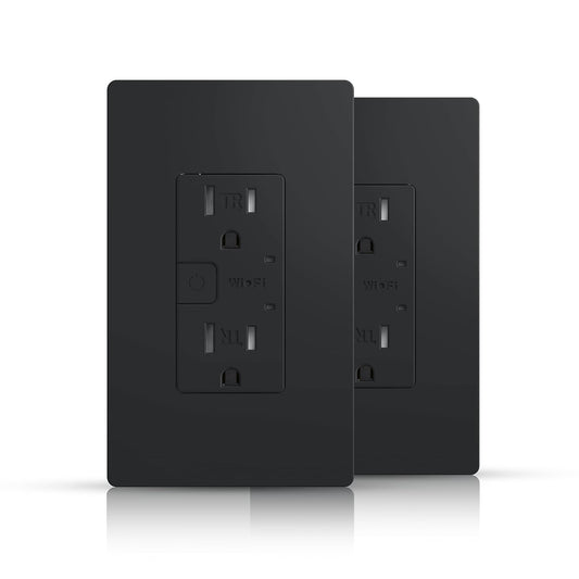 TOPELER 15A Smart Wall Outlets with Individual Control for Alexa & Google