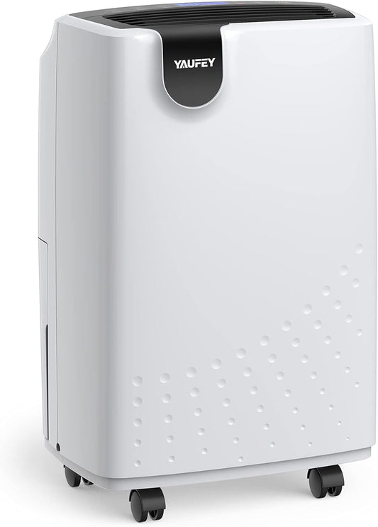 Yaufey 31 Pint Dehumidifier for Basement Home 2500 Sq. Ft. with Drain Hose