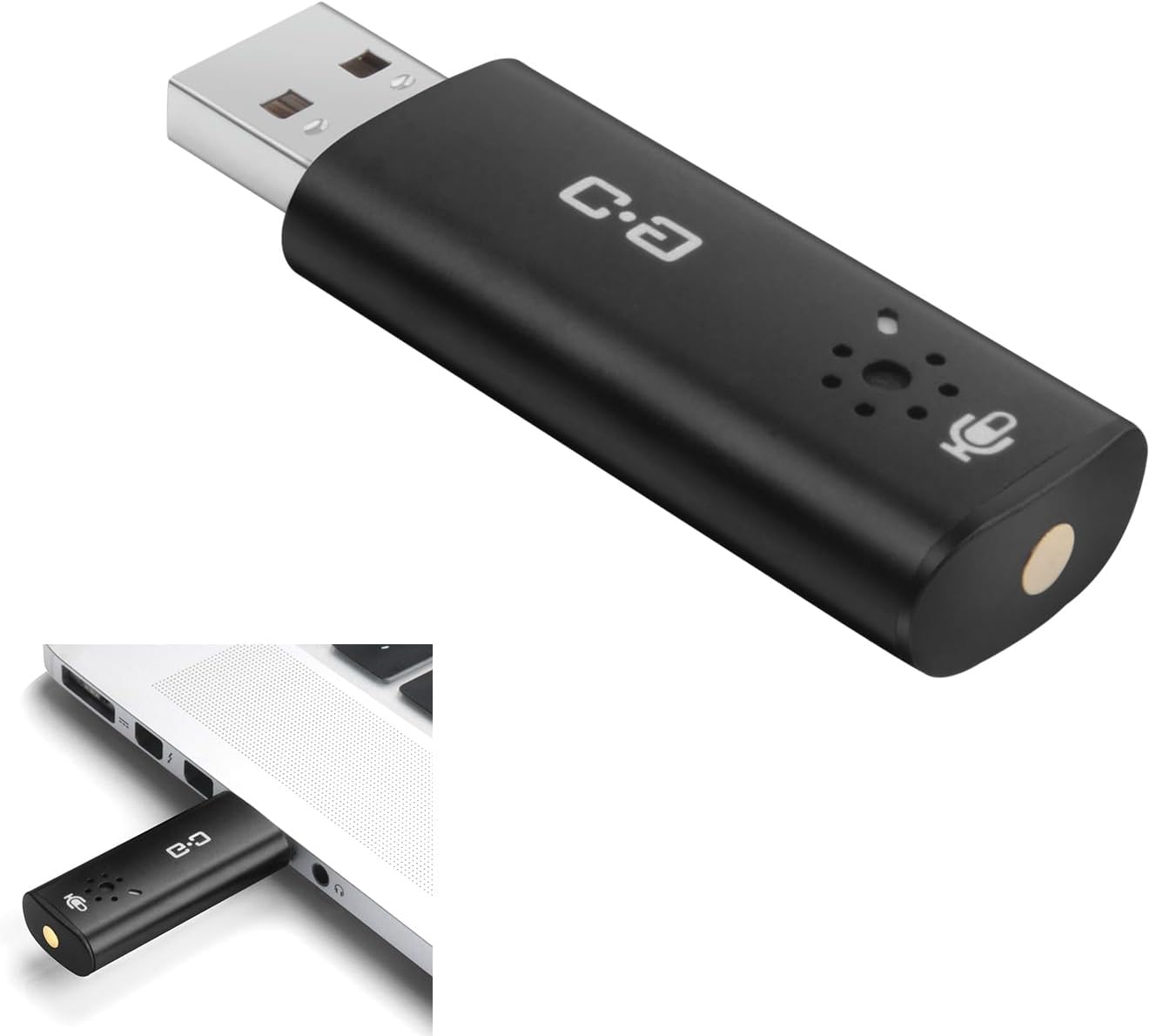 Upgrade USB Microphone with Touch Mute for Laptop & Desktop Computer | Plug-and-Play Condenser Mic with Mute LED Indicator, Clear Audio for Calls, Meetings, Study & Travel