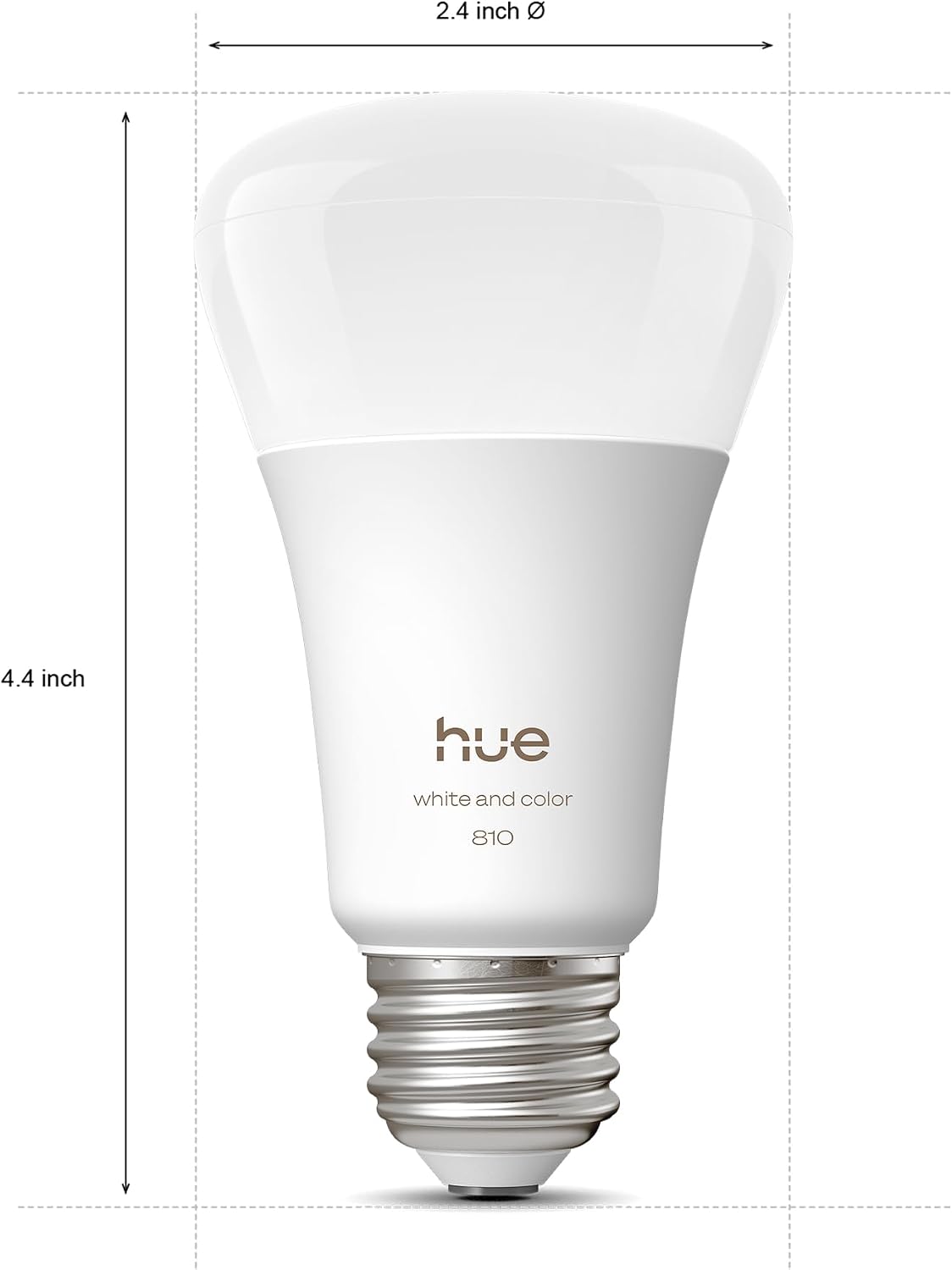 Philips Hue Smart LED A19 Bulb, 3-Pack
