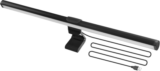 Dual-Sided Screen Light Bar, RGB Atmosphere Backlight & 3 Color Temperatures, Touch Control Non-Magnetic Lamp for Low-Light Eye Care