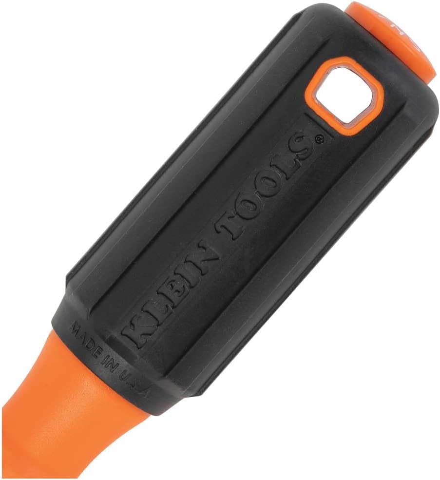 Klein Tools 85076INS Insulated Screwdriver Set, Made in USA, features 1000V Electricial Screwdrivers, (3) Phillips and (2) Slotted and Square Tips, 6-Piece