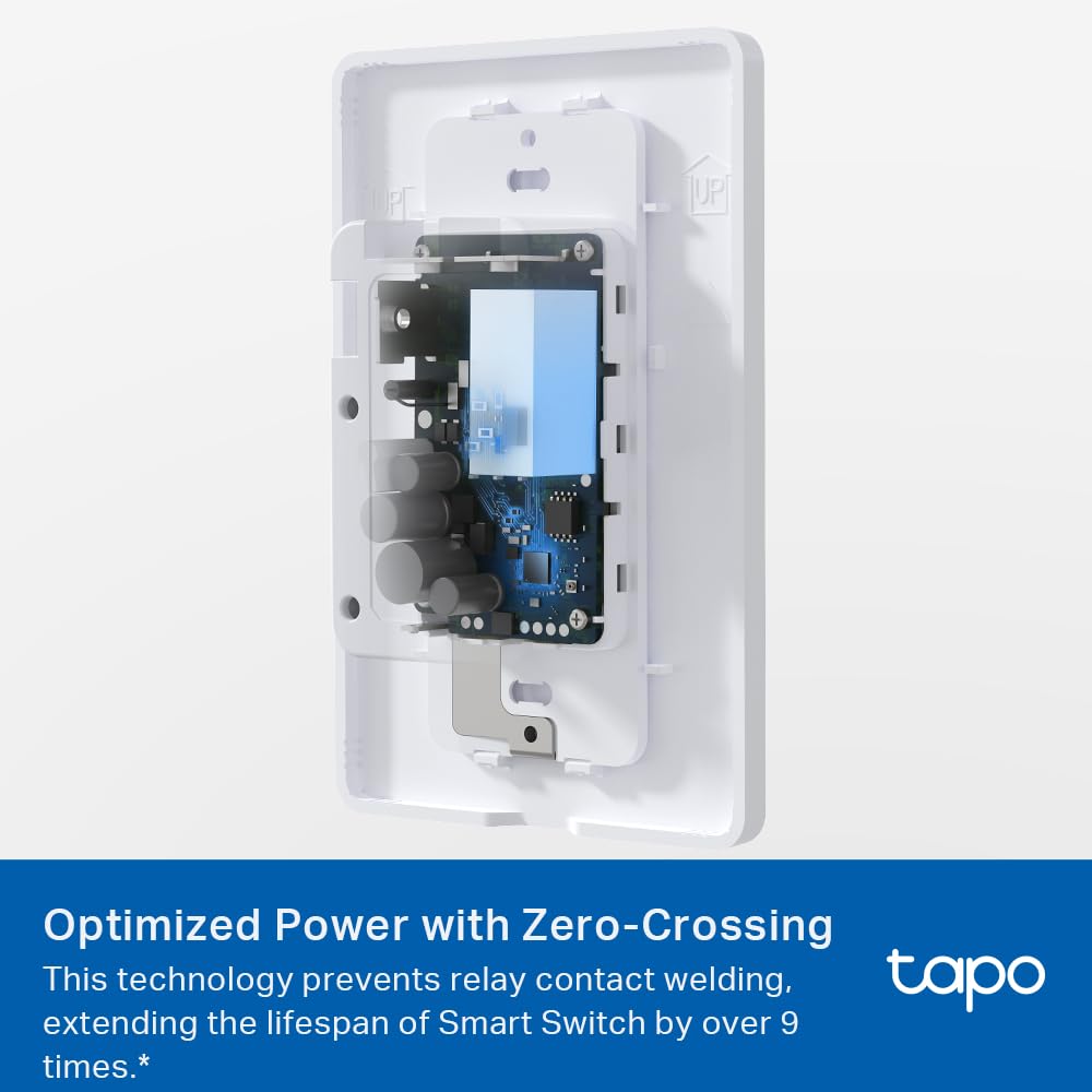 Tapo Smart Switch, S515, Single-Pole/3-Way/4-Way, Matter Compatible | Works with Alexa, Siri, Google Home, SmartThings, UL Certified, 2.4GHz Wi-Fi