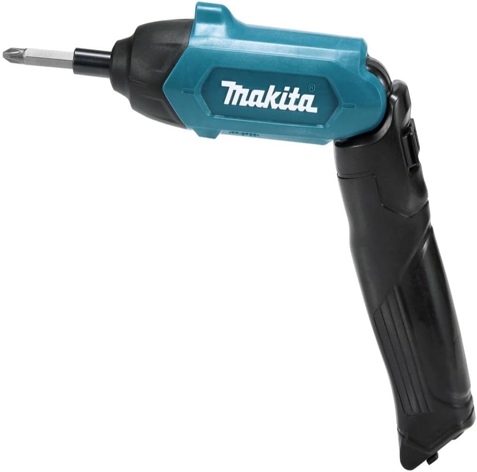 Makita DF001DW 3.6V Lithium-Ion 1/4" Hex Screwdriver Kit, Teal, 3.6V