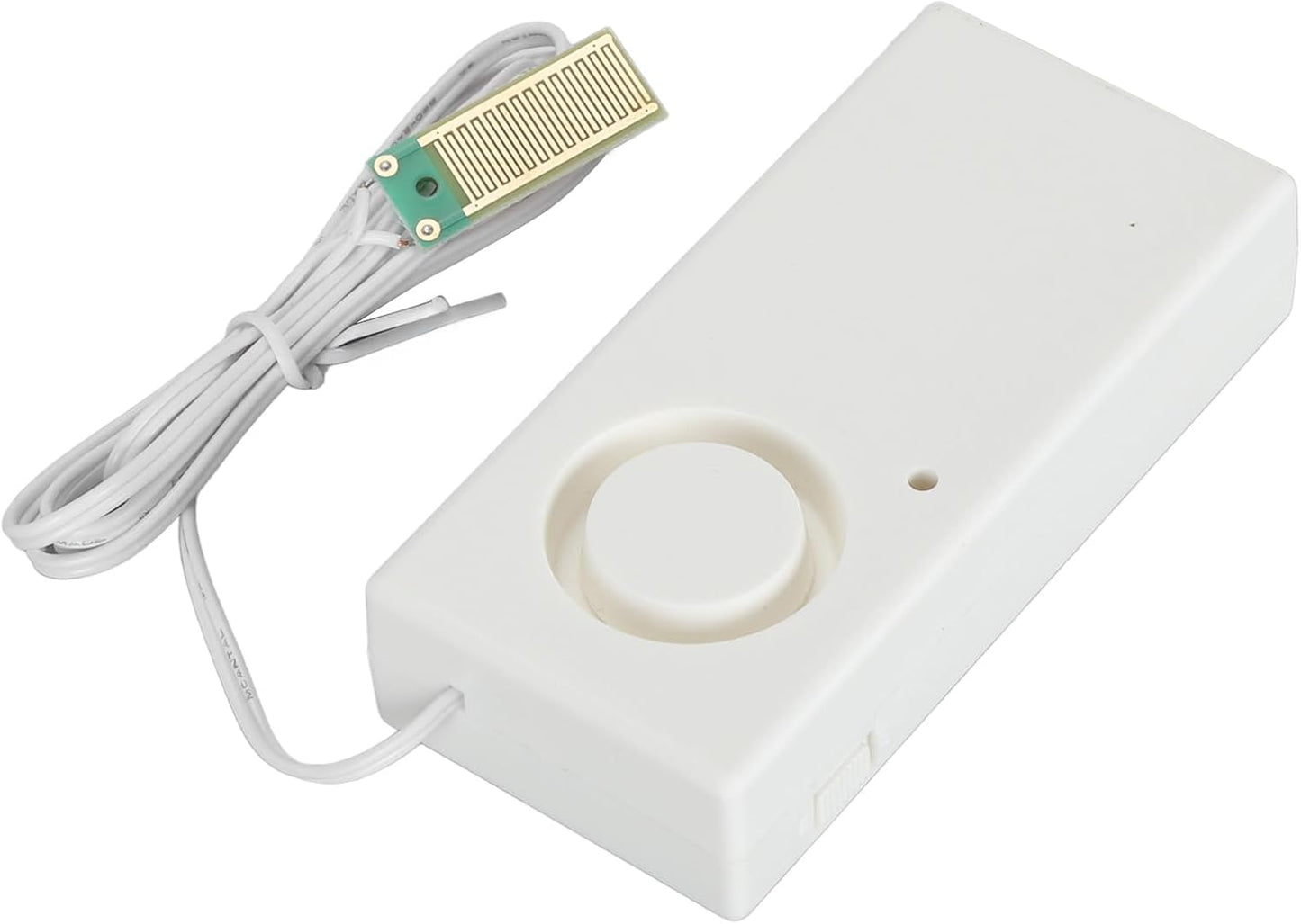 Water Leak Alarm Sensor, High Sensitivity 120dB Loud Audible Alert Overflow Detector for Home Kitchen Fish Tank Pool ABS Material