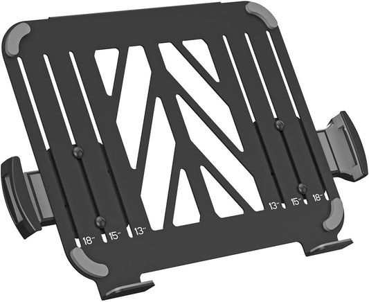 suptek Laptop Tray Adjustable 13 to 18 inch VESA Arm Mount Tray for Monitor Arms and Stands (Tray Only),Fits 75x75/ 100x100 mm VESA Mount Holes,and Supports Weight up to 22lbs,Black(TP0071)