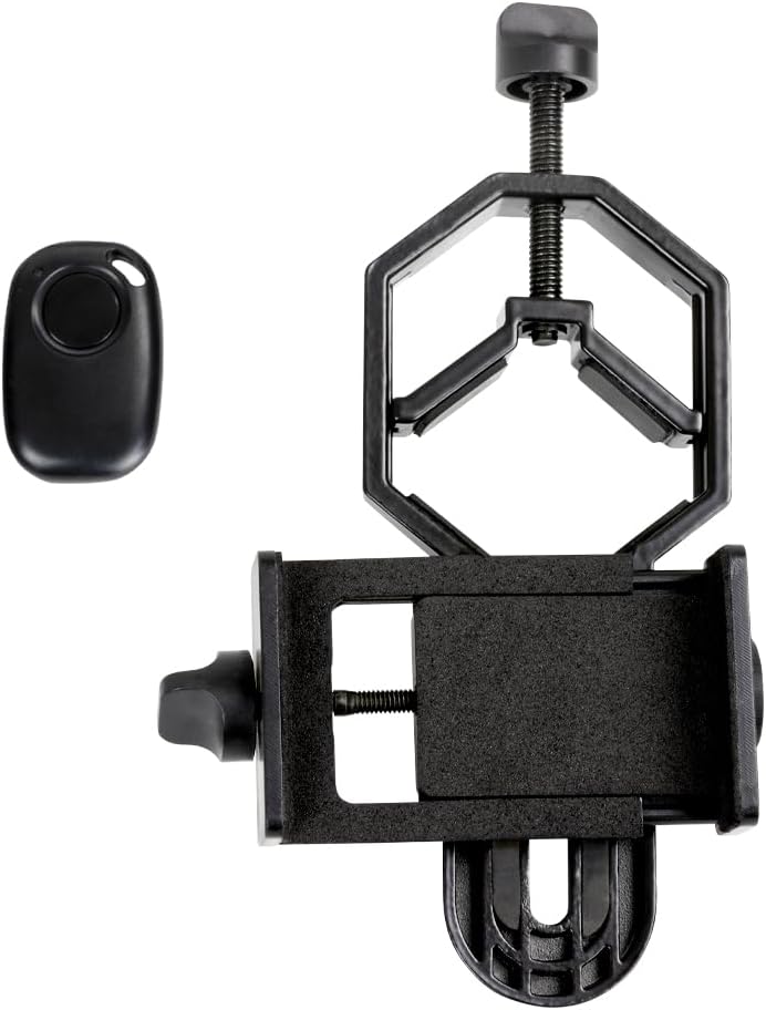 Celestron Basic Telescope Eyepiece Smartphone Adapter | Simple Phone Adapter for Telescopes, Binoculars & Spotting Scopes, Capture Images & Video, Easy to Use, Travel–friendly