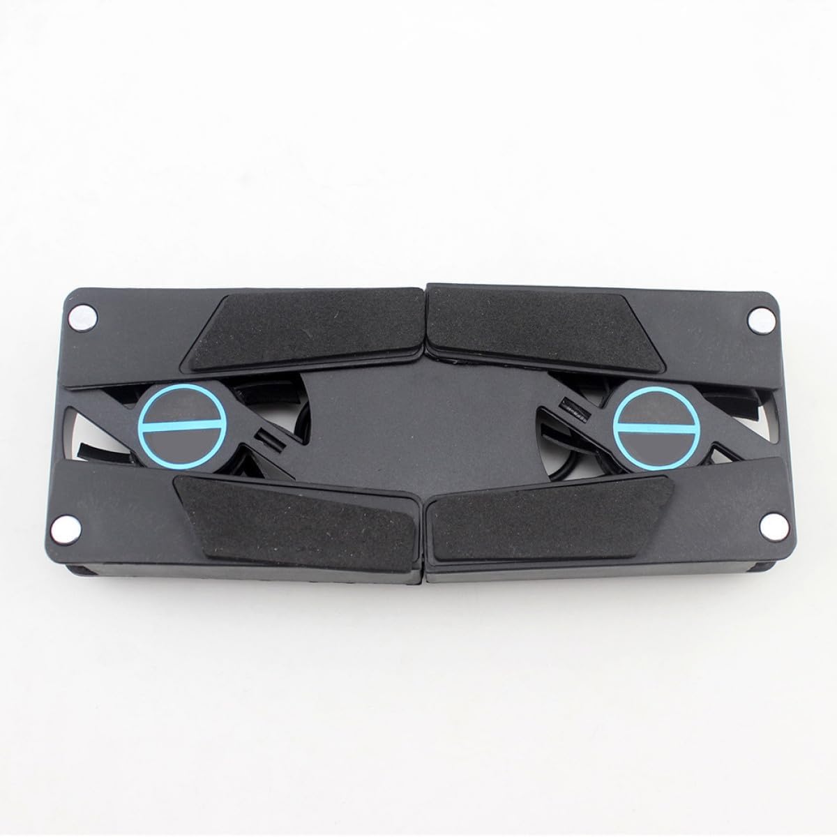 2PCS Laptop Cooler Pad with Dual Fans USB Powered Quiet Cooling Stand Anti-Slip Mat Compatible with All Laptop for Gaming and Work