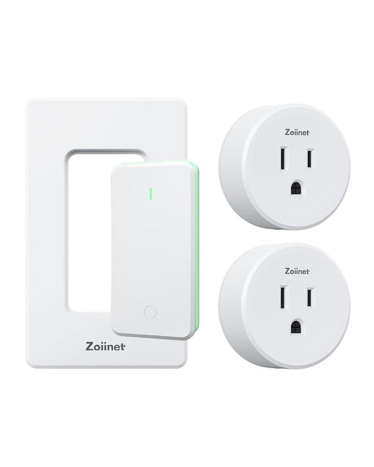 Zoiinet Smart Plug Switch, Wireless Remote Control Outlet WiFi, 15A/1500W