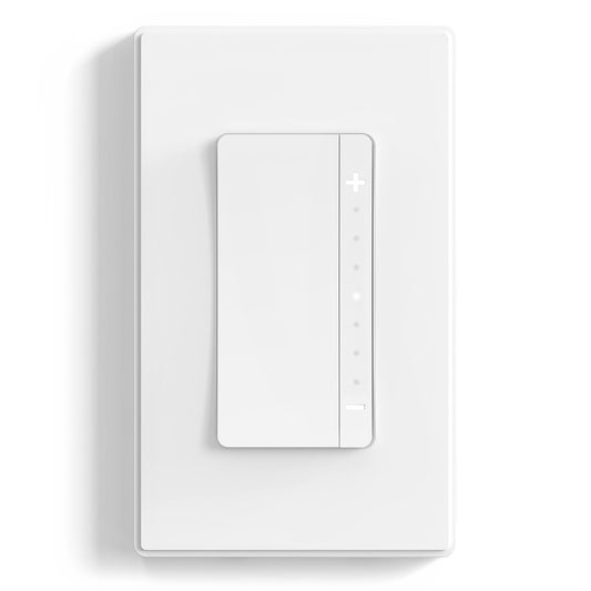 ELEGRP LEDPro™ Multi-Location Dimmer, EDM25BM Master Dimmer Light Switch for LED, Single Pole/3 Way, 1 Pack, Matte White