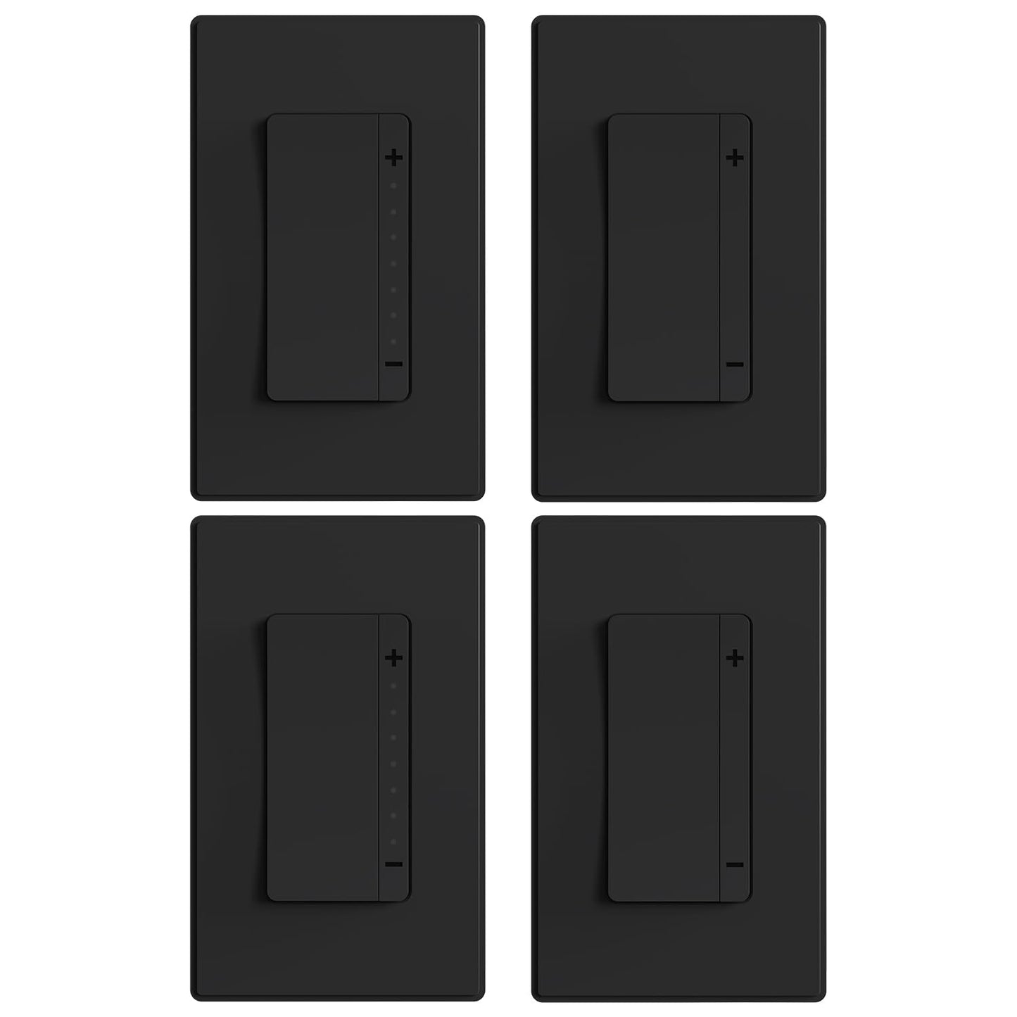 ELEGRP LEDPro™ Multi-Location Dimmer, EDM25BM Master Dimmer Light Switch for LED, Single Pole/3 Way, 1 Pack, Matte White