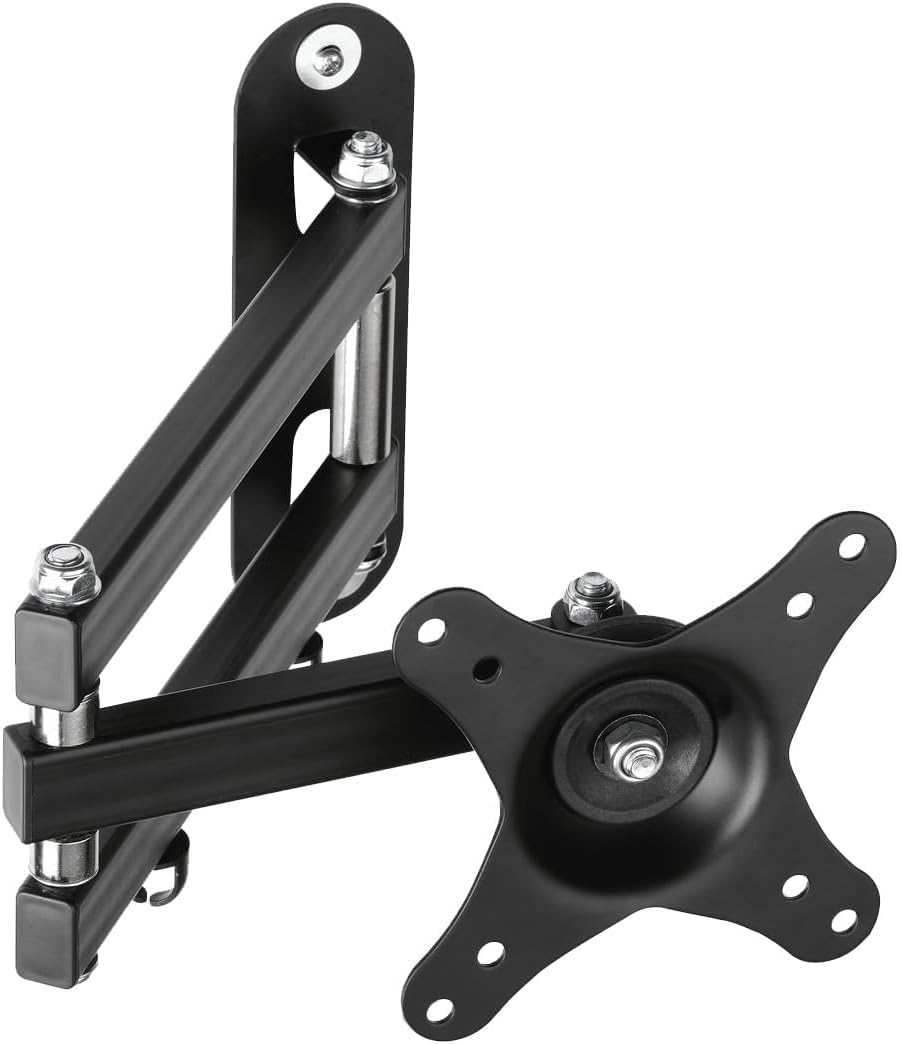 Suptek TV Wall Bracket Mount Swivel and Tilt for Most 15"-32" LED, LCD, OLED Flat Screen TVs and Monitors with VESA 75x75-100x100mm up to 13kg Full Motion Monitor Wall Bracket MA2720