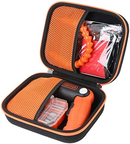 Aenllosi Hard Case for BLACK+DECKER 4V MAX Cordless Screwdriver BDCSFL20C | EVA Hard Shell, Impact Resistant Protection, Crush Resistant Protection, Water Resistant Protection, Case Only