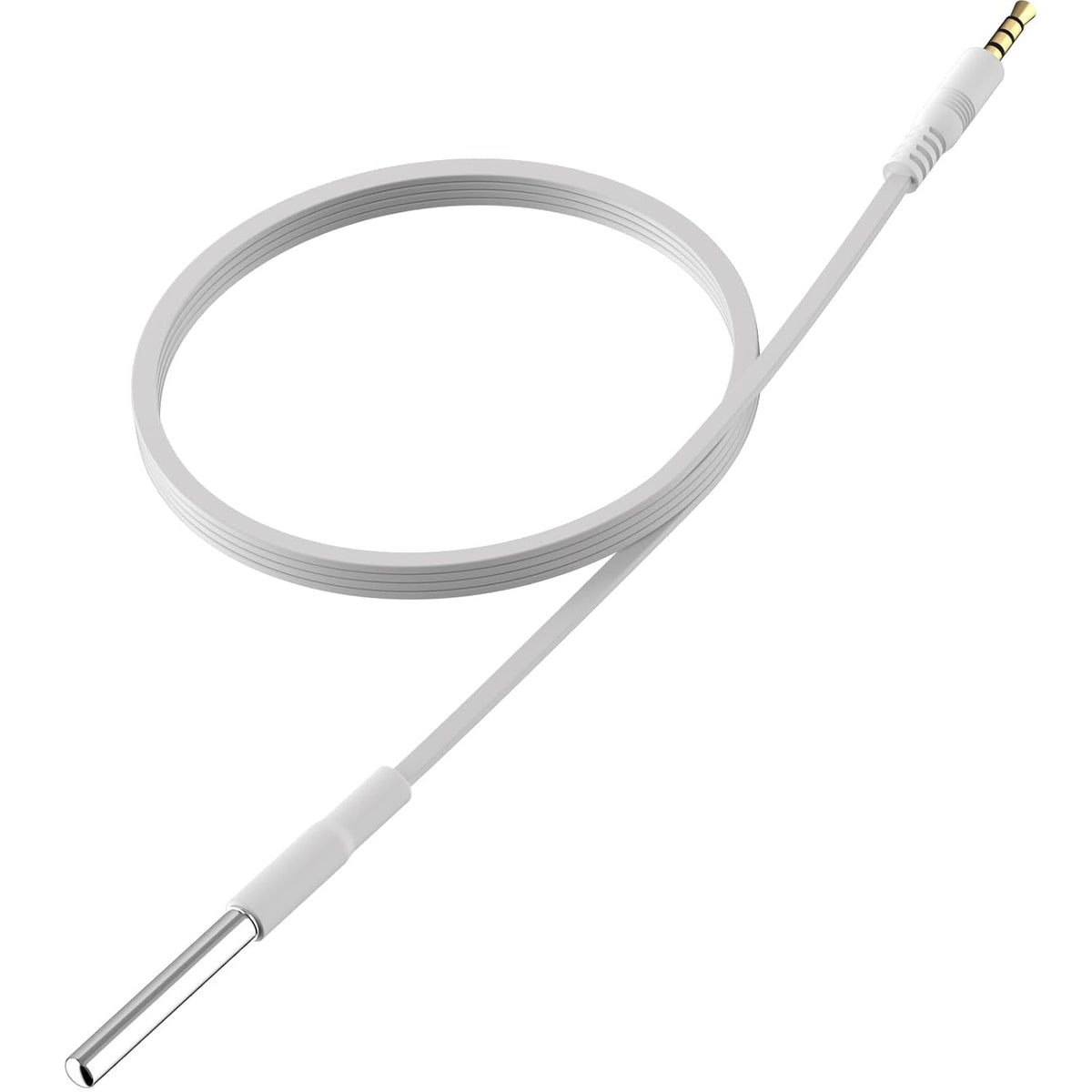 External Flat Temperature Sensor Probe – Waterproof, Wide Range (-40°F to 248°F), 16.4ft Length for Aquarium,Greenhouse, Farm, Freezer & Industrial Use, Only for FALA IOT Detector, 5 Meters
