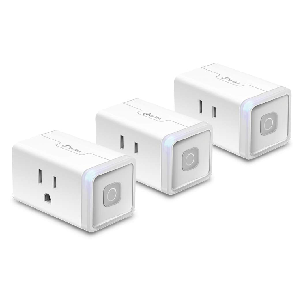 Kasa Smart Plug HS103P3, Wi-Fi Outlet Works with Alexa, 3-Pack