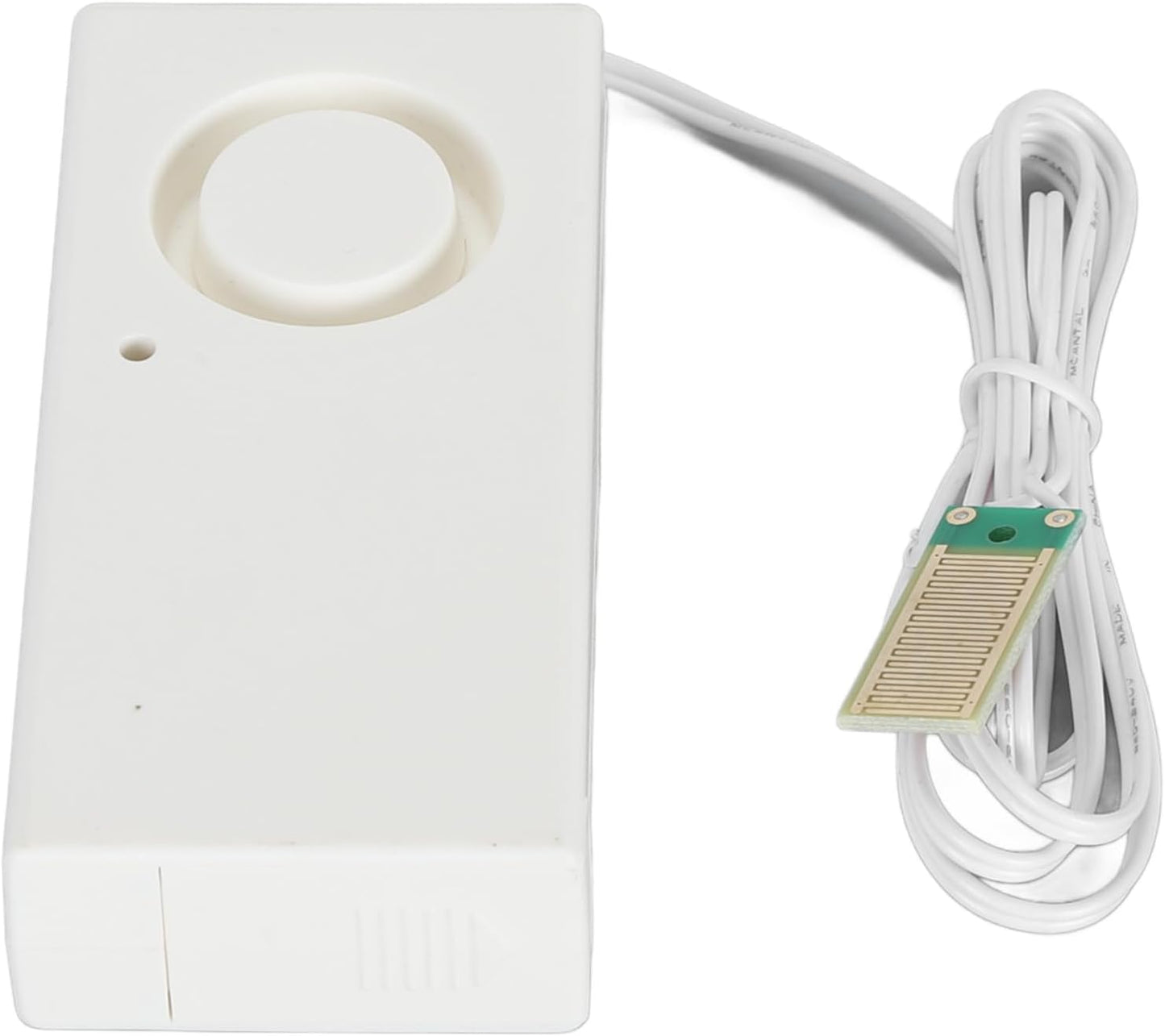 Water Leak Alarm Sensor, High Sensitivity 120dB Loud Audible Alert Overflow Detector for Home Kitchen Fish Tank Pool ABS Material