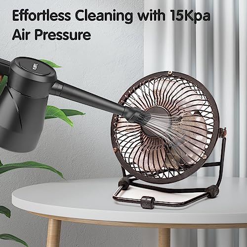 AFMAT Electric Air Duster Air Blower, Replacement for Compressed Air Cans, Multi-Use Cleaning Tools with 9.8ft Cord for Electronics, Keyboard, Fans, Hairs, Cars, BBQ, Super Powerful and Last for Years