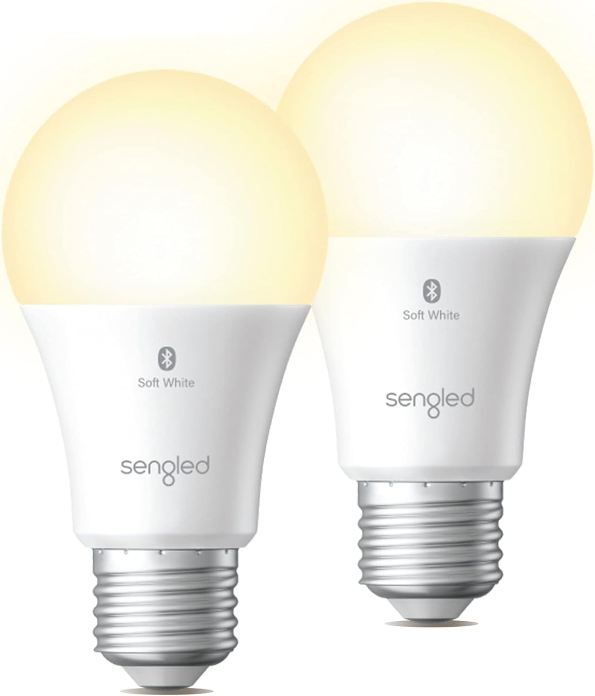 Sengled Alexa Light Bulbs 100W Equivalent, Smart Light Bulbs 1500 LM Bluetooth Mesh, Smart Bulbs That Work with Alexa Only, High Brightness, Soft White A19 2700K Dimmable Bulb, No Hub Required, 2 Pack