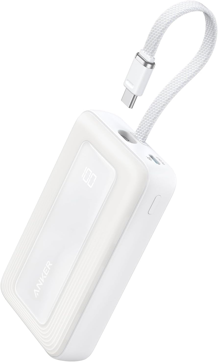 Anker Power Bank,10,000mAh 30W with USB-C Travel Essential Portable Charger | USB-C Input and Output, Fast Charging Battery Pack with a Compact, Travel-Ready Design