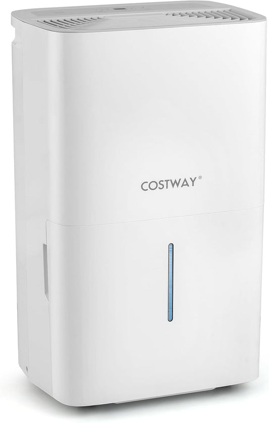 COSTWAY 150 Pints Dehumidifier with Pump, 7000 Sq.Ft Portable Dehumidifier