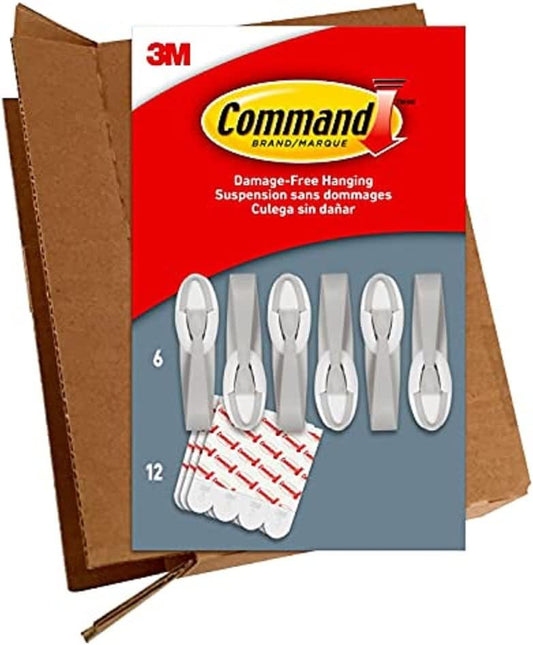 Command™ Garland Hanger, Garland Green, 6 bundlers, 12 Strips