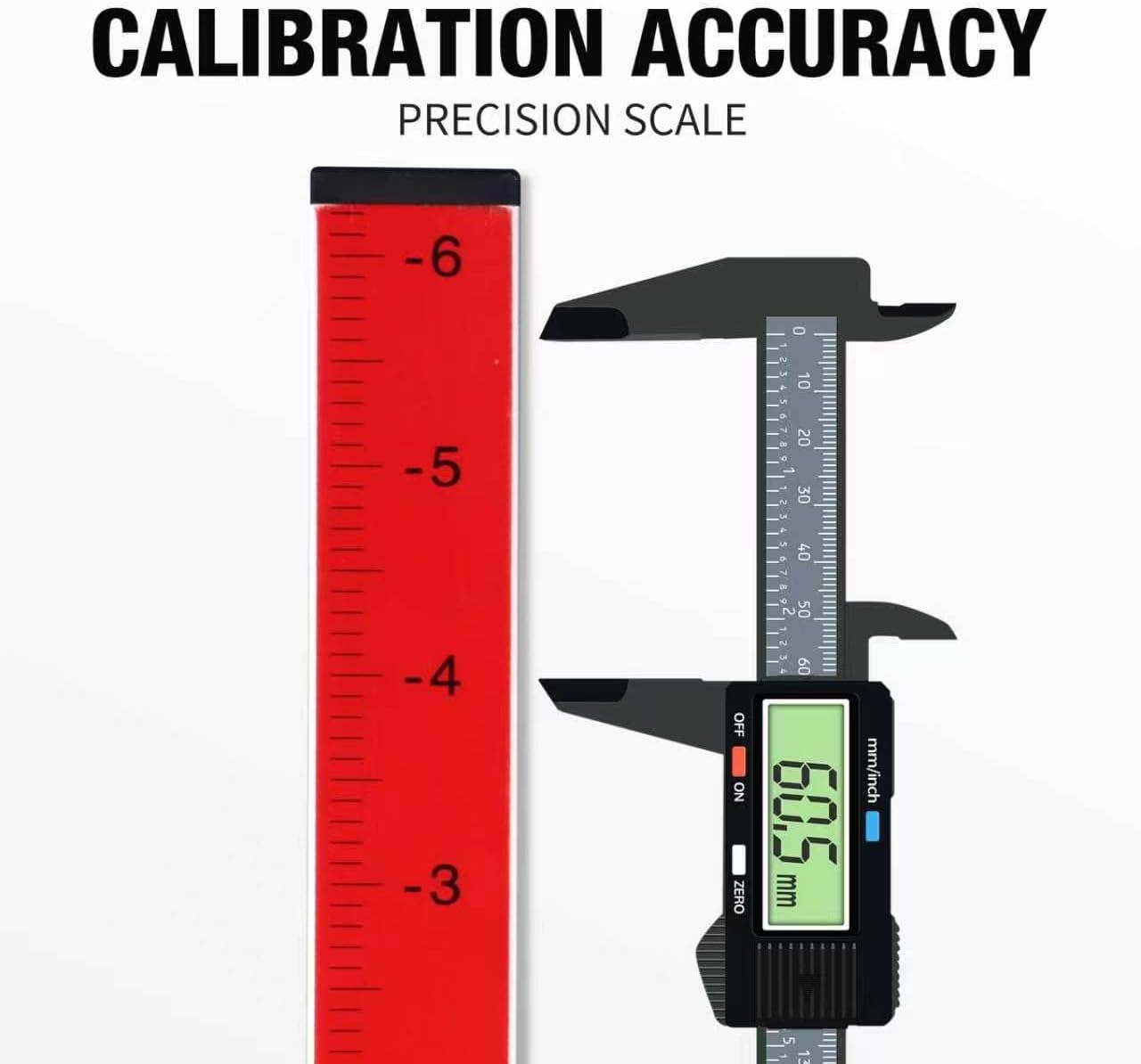 Laser Grade Rod, Laser level Suit for Rotary Laser Level Grade Rod With Quick Lock Aluminum rod to Measure, Inch Scale at Front & Metric Scale at Back Rod with Carrying Case