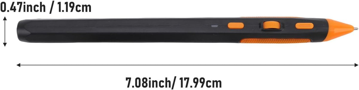CCYLEZ Computer Mouse Pen, Ergonomic Wireless Adjustable DPI 800 1200 1600 with Quick Switch Function for Laptops Desktops Tablets Smartphones Black