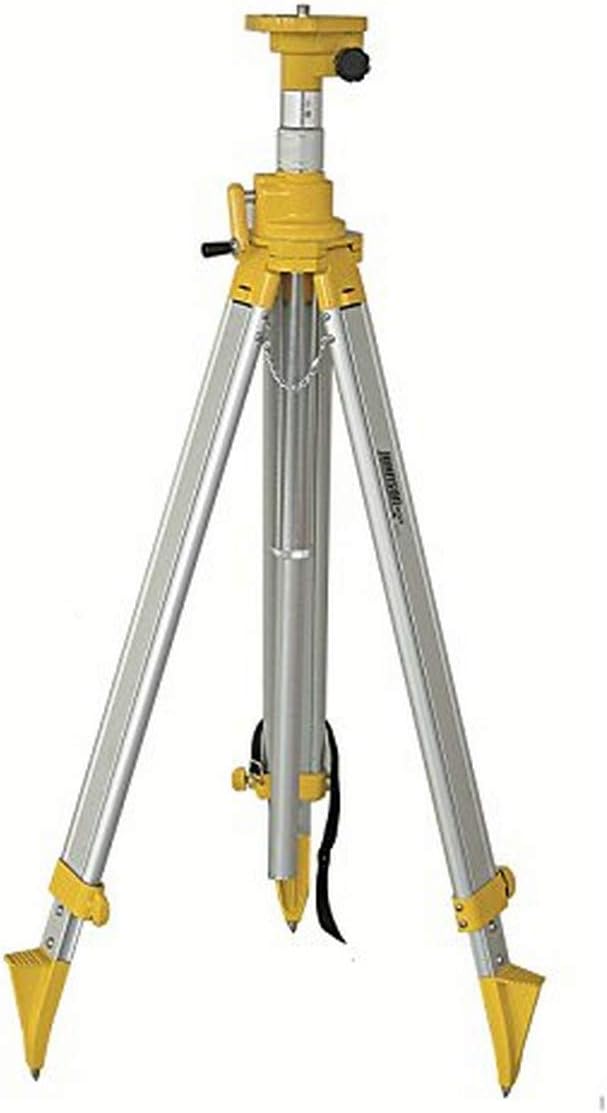 Johnson Level & Tool 40-6302 Heavy Duty 11' Adjustable Laser Pole with Aluminum Tripod, 1/4"-20 & 5/8"-11 Threads, Laser Accessory for Stability & Precision