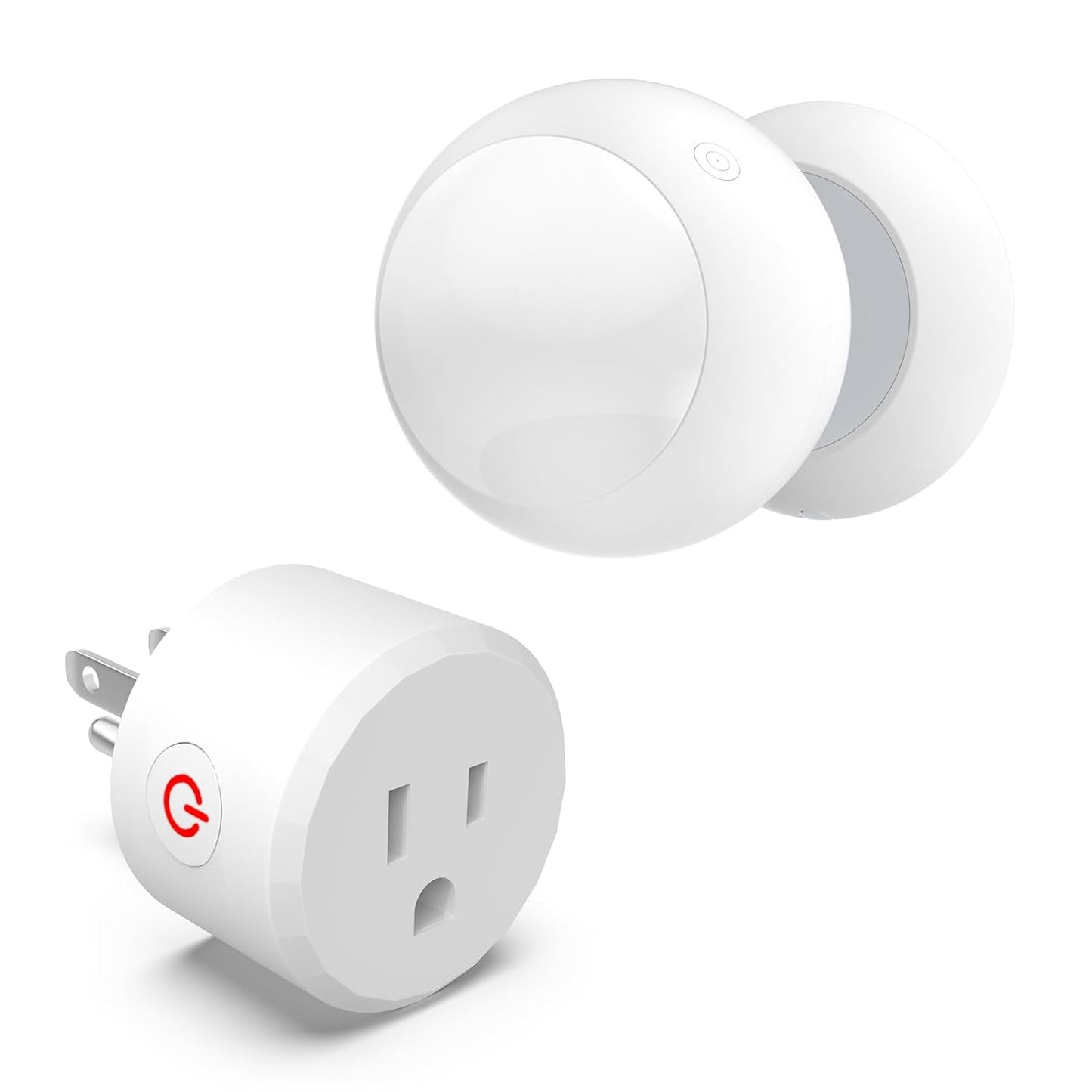 Wireless Motion Sensor Light Switch with Built-in Timer Settings, PIR Motion Sensor Plug Outlet with 3 Adjustable Ranges, Auto On/Off, Ideal for Garage &amp; Storage Room, Compatible with All Light Bulbs