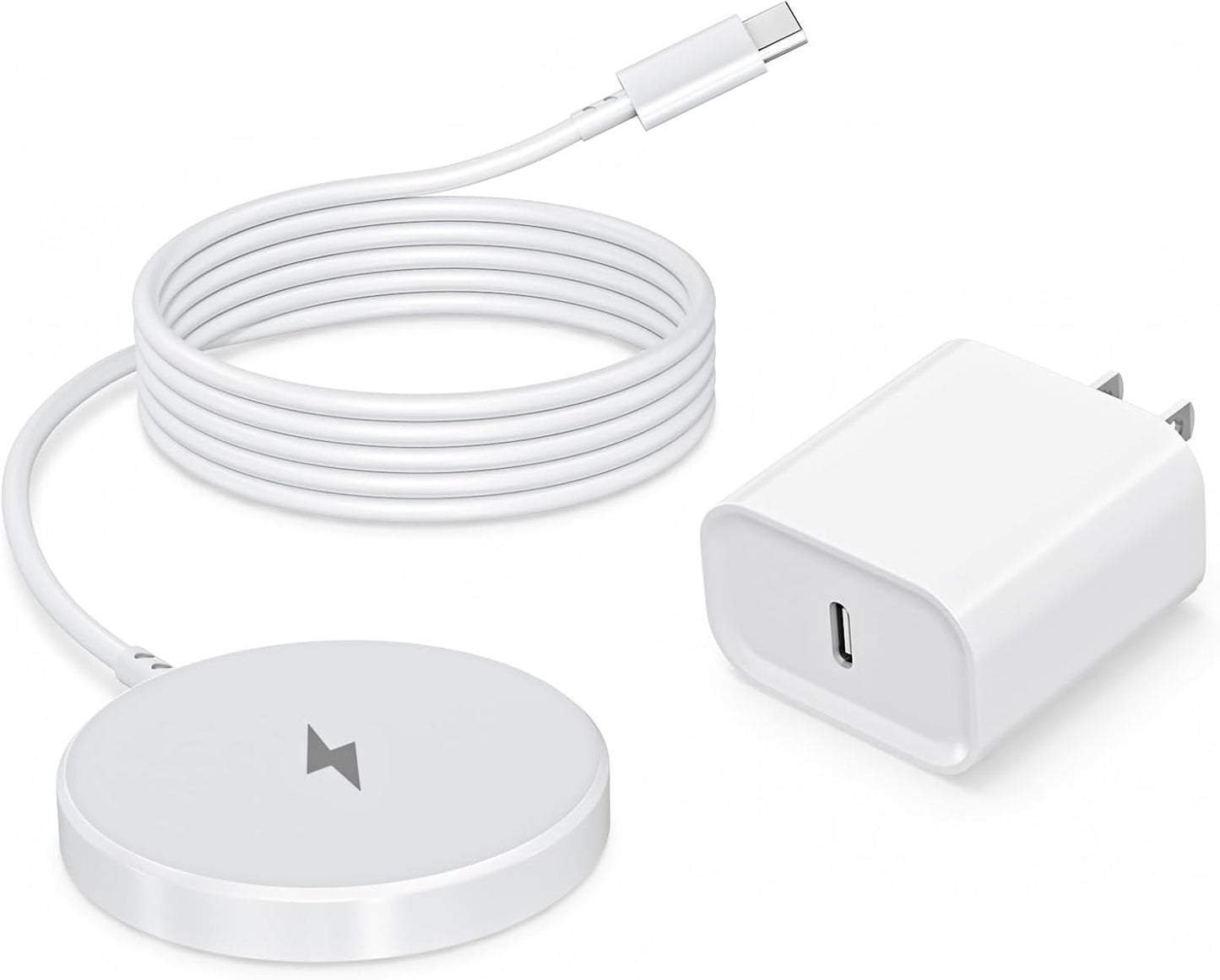 [Apple MFi Certified]Magnetic Wireless Charger Apple Mag Safe Charger,15W 6FT Fast Wireless Charging Pad for AppleiPhone 16 Pro Max/16 Pro/16 Plus/15 Pro Max/14/13/12/AirPods3/2/Pro/Pro2,Charging Pad