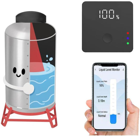 Smart WiFi Water Level Sensor (ULS-03GP) | LoRa Long Range Transmitter, IP67 Waterproof, Liquid Monitor, Auto Alarm for Smart Life App