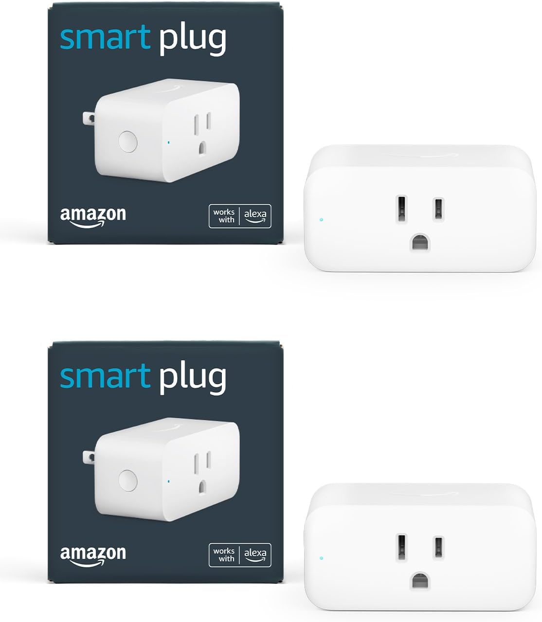 Amazon Smart Plug, Works with Alexa, Simple Setup, Endless Possibilities (2-Pack)