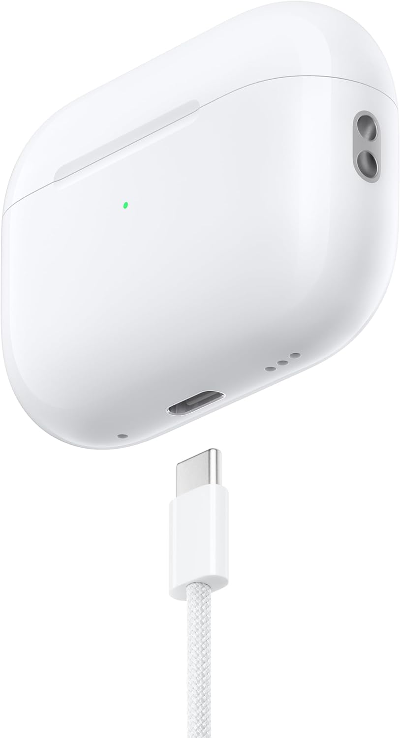 Apple AirPods Pro (2nd generation) with MagSafe Charging Case (USB-C) (Renewed)