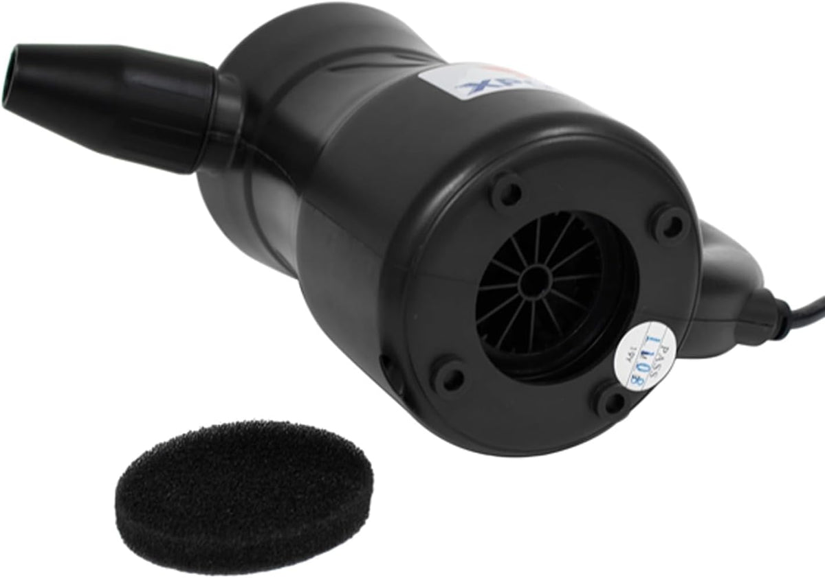 XPOWER A-2S Cyber Duster - Plug-in Electric, Multipurpose Duster and Air Blower with 2 Speed Settings of 39000/28000 RPM and 10-Foot Power Cord (Black)