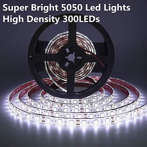 RV Awning Lights, 12V 16.4FT White Camping Awning Lights | Motorhome Travel Trailer Food Trucks Van Waterproof Canopy Led Strip Lighting, RV Exterior Underglow Light