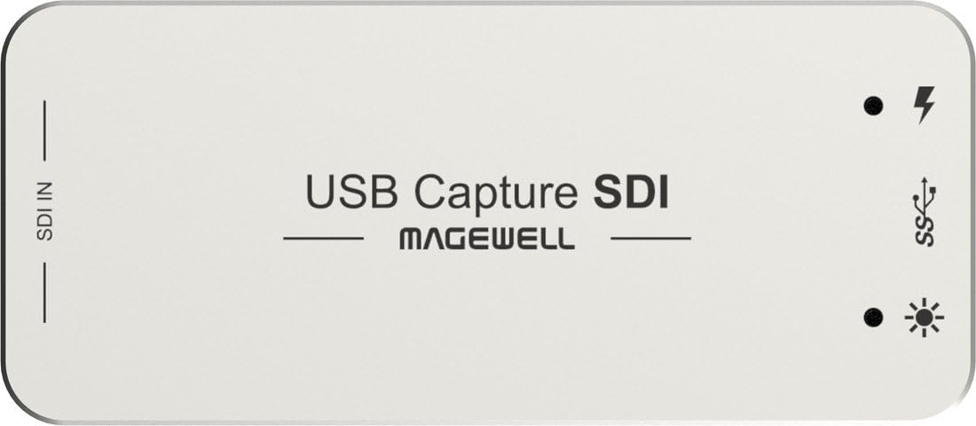Magewell USB Capture SDI Gen 2 – 1 Channel SDI to USB Video/Audio Capture Device, Up to 1080p60 Recording (32070, Replaces XI100DUSB-SDI)